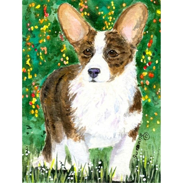 Patioplus 11 x 15 In. Corgi Flag; Garden Size - PA631388