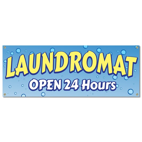 Signmission Laundromat, 18 Inch, Banner - B-30399