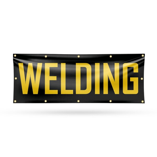 Signmission Welding, 48 Inch x 120 Inch, Vinyl Banner - B-120-30938