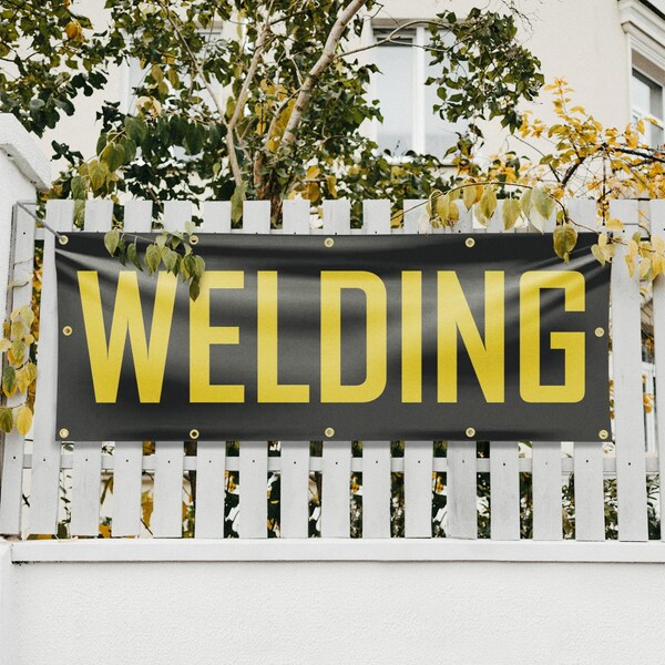 Signmission Welding, 48 Inch x 120 Inch, Vinyl Banner - B-120-30938