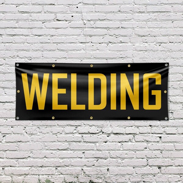 Signmission Welding, 48 Inch x 120 Inch, Vinyl Banner - B-120-30938