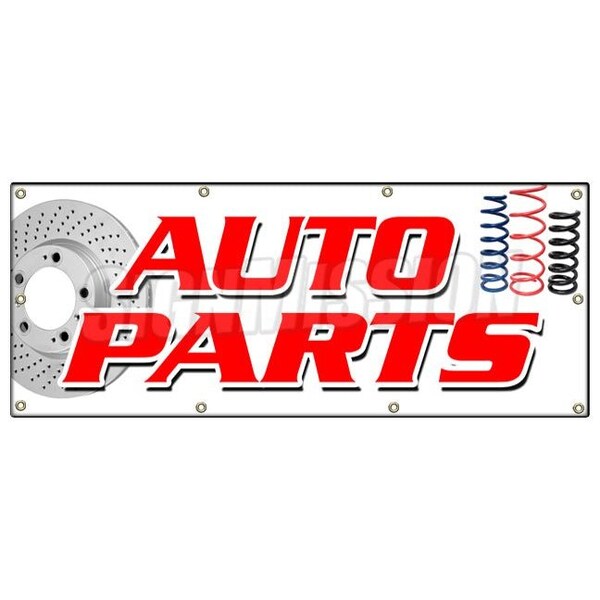 Signmission AUTO PARTS BANNER SIGN oem all brands remanufactured overhaul engines - B-96 AUTO PARTS