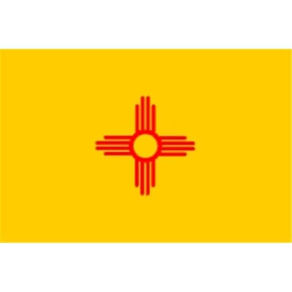 Annin Flagmakers Annin Flagmakers 143770 4 ft. X 6 ft. Nyl-Glo New Mexico Flag - 143770