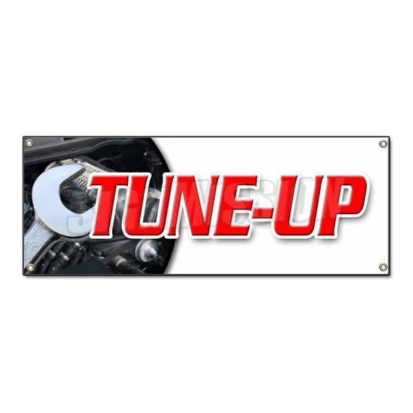 Signmission TUNE UP BANNER SIGN repair diagnosis fix signs auto car service repair - B-TUNE UP