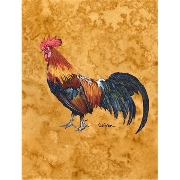 Carolines Treasures Carolines Treasures 8651CHF Rooster Canvas Flag - House Size; 28 x 40 in. - 8651CHF