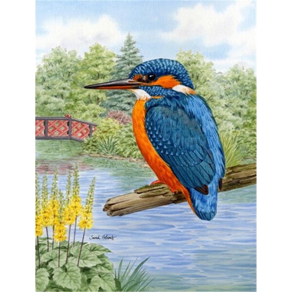 Carolines Treasures Kingfisher Flag Garden Size - ASA2104GF