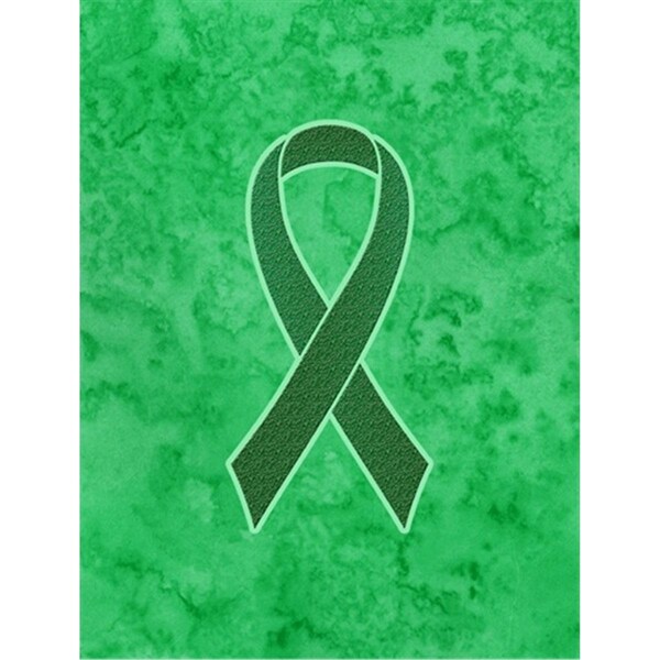 Patioplus Kelly Green Ribbon for Kidney Cancer Awareness Garden Flag Size - 11 x 15 In. - PA249686