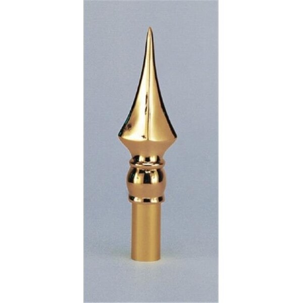 Annin Flagmakers Annin Flagmakers 607353 8 in. Spear Ornament Brass Plated Aluminum - 607353
