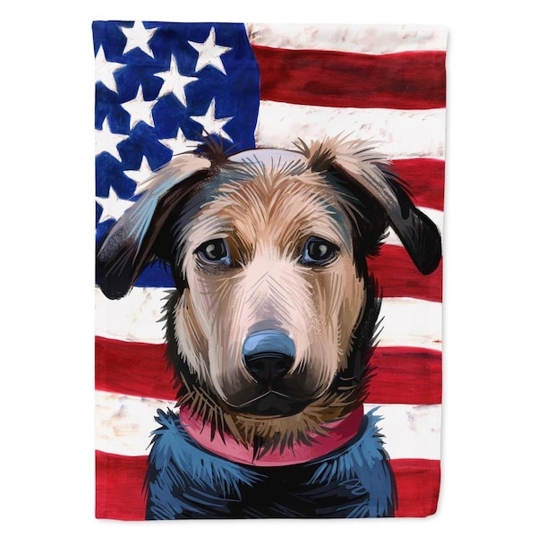 Carolines Treasures Huntaway Dog American Garden Flag - 11 x 0.01 x 15 in. - CK6562GF