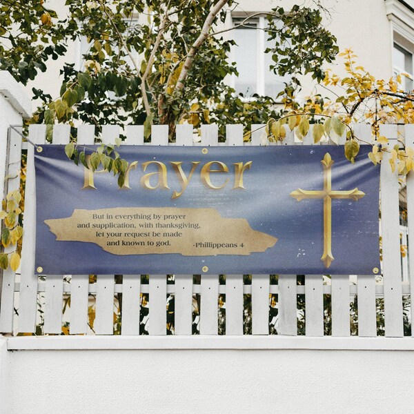 Signmission Jesus Prayer, 24 Inch x 72 Inch, Vinyl Banner - B-72-30710
