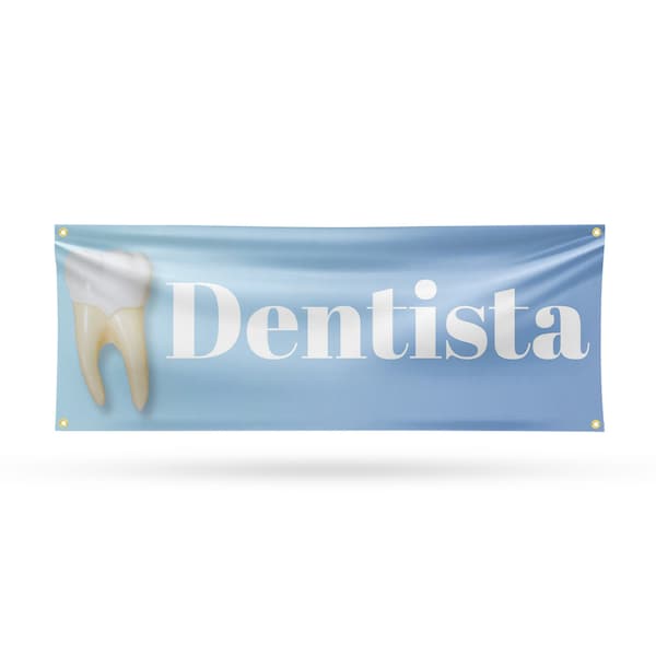 Signmission Dentista, 18 Inch x 48 Inch, Vinyl Banner - B-30542