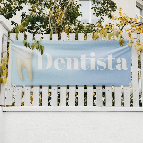 Signmission Dentista, 18 Inch x 48 Inch, Vinyl Banner - B-30542