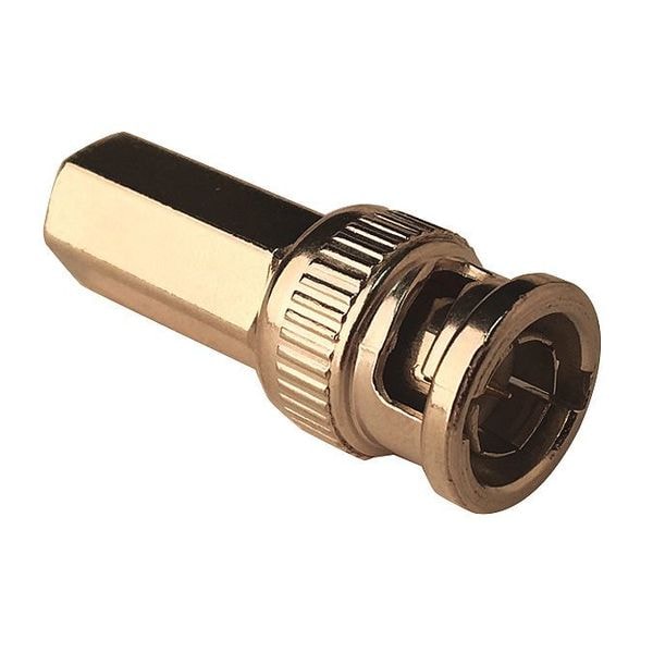 Vitek Conector de Torcimiento Coaxial, BNC Macho, PK100 - VT-BNC-TWST-RG6100