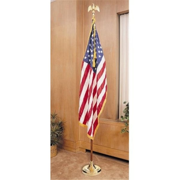 Annin Flagmakers Annin Flagmakers 31400 35 x N 3 x 5 US Flag - Colonial Nylon-Glo Mounted Set - 31400