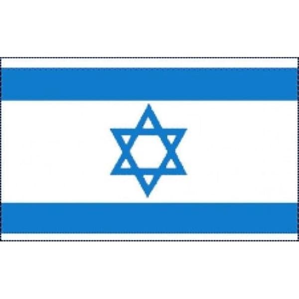 Annin Flagmakers Annin Flagmakers 96100 3 ft. x 5 ft. Nyl-Glo Israel Flag - 96100
