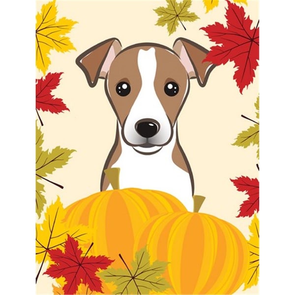 Patioplus Jack Russell Terrier Thanksgiving Flag Garden - PA254217
