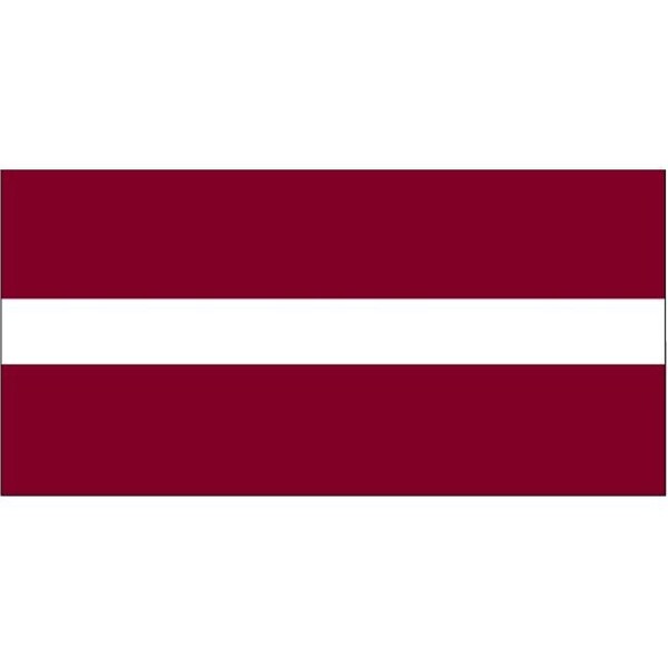 Annin Flagmakers Annin Flagmakers 230415 4 ft. X 6 ft. Nyl-Glo Latvia Flag - 230415