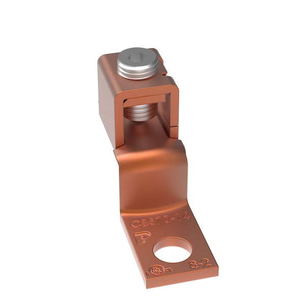 Panduit Lug Mecánico de Cobre, 1 Orificio, 1 Barril, - CBS70-14-L