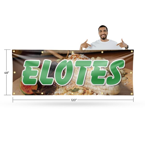 Signmission Elotes, 48 Inch x 120 Inch, Vinyl Banner - B-120-30558