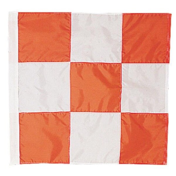 Annin Flagmakers Annin Flagmakers 312850 3 x 3 ft. Nylon-Glo Airfield Vehicle Safety - International Danger Flag - 312850