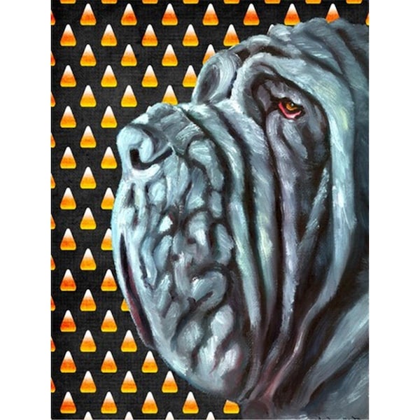 Patioplus Neapolitan Mastiff Candy Corn Halloween Flag Garden Size - PA632513