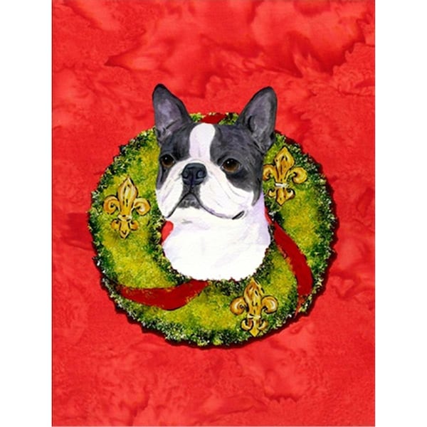 Patioplus 11 x 15 in. Boston Terrier Flag Garden Size - PA247588