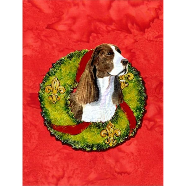 Carolines Treasures 28 x 40 in. Springer Spaniel Flag Canvas House Size - SS4200CHF