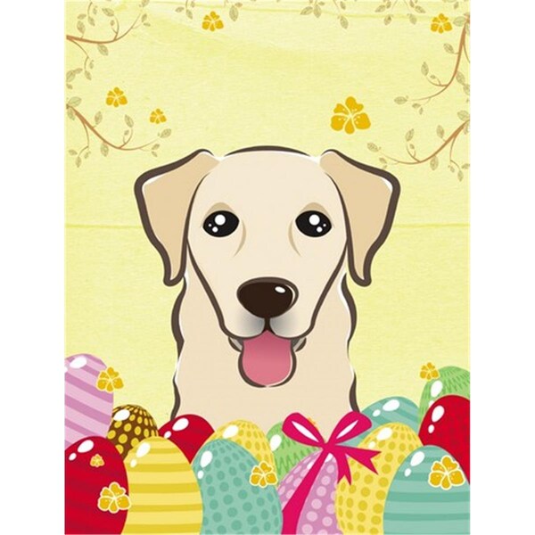 Carolines Treasures Golden Retriever Easter Egg Hunt Flag Garden - BB1934GF