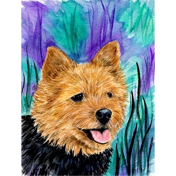 Patioplus Norwich Terrier Canvas Flag - House Size- 28 x 40 in. - PA2922784