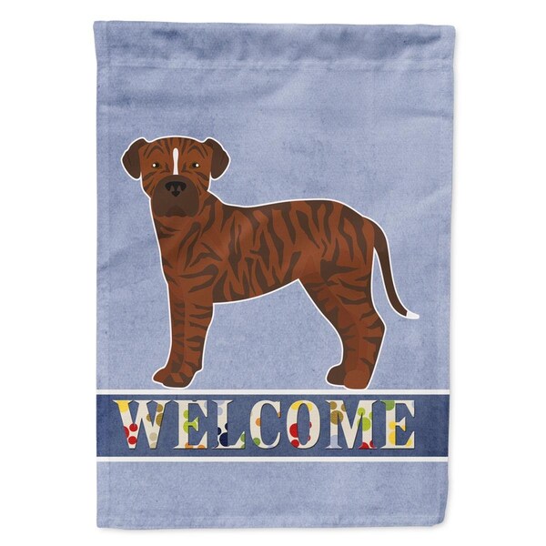 Patioplus Bullboxer Welcome Garden Size Flag - PA3386834