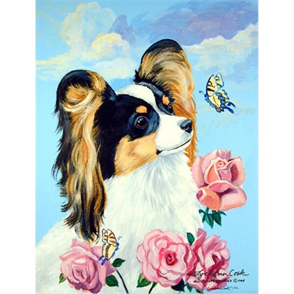Patioplus 11 x 15 in. Papillon Garden Size Flag - PA631296