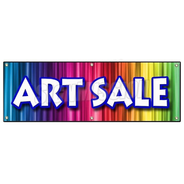 Signmission ART SALE BANNER SIGN artist paint brush signs paintings sculpture artwork - B-72 ART SALE
