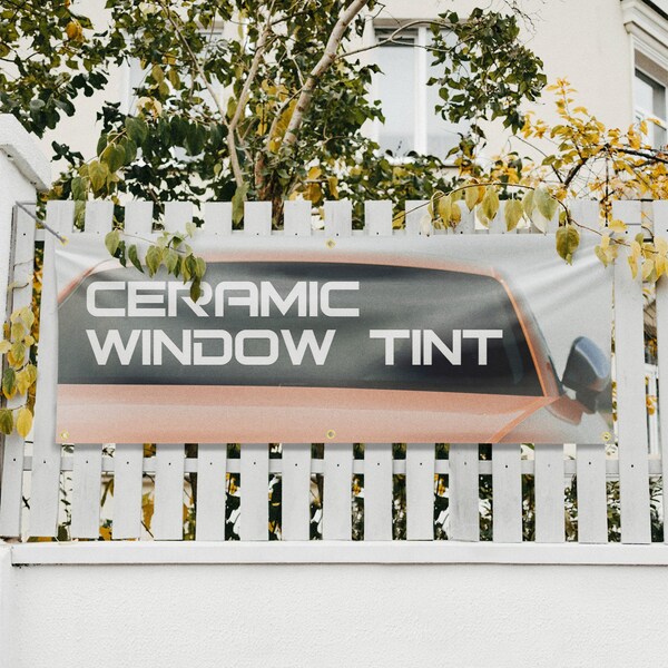 Signmission Ceramic window tint, 24 Inch x 72 Inch, Vinyl Banner - B-72-30513