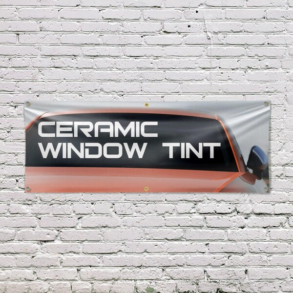 Signmission Ceramic window tint, 24 Inch x 72 Inch, Vinyl Banner - B-72-30513