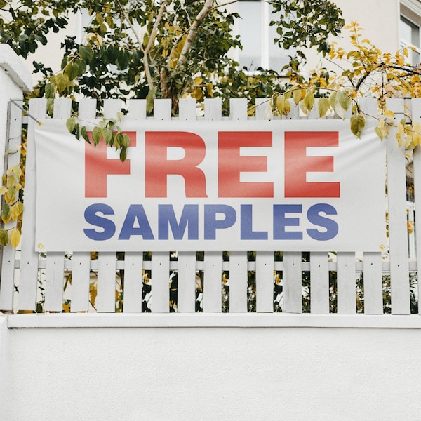 Signmission Free Samples, 18 Inch x 48 Inch, Vinyl Banner - B-30646