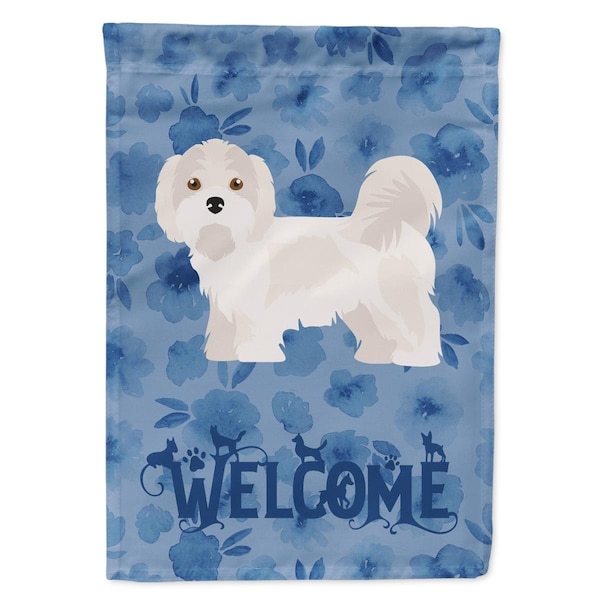 Carolines Treasures 28 x 0.01 x 40 in. Kyi-Leo Welcome Flag Canvas House Size - CK6011CHF
