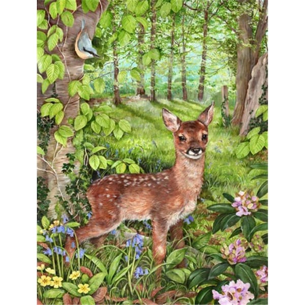Patioplus European Roe Deer Fawn Flag Garden Size - PA951338