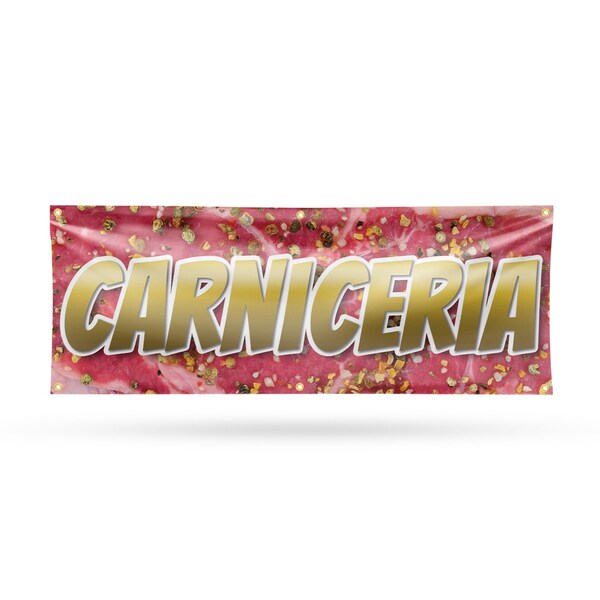 Signmission Carniceria, 24 Inch x 72 Inch, Vinyl Banner - B-72-30504