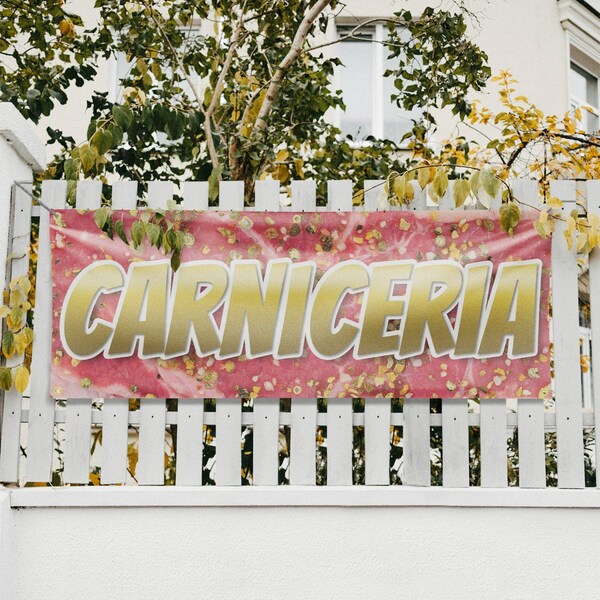 Signmission Carniceria, 24 Inch x 72 Inch, Vinyl Banner - B-72-30504