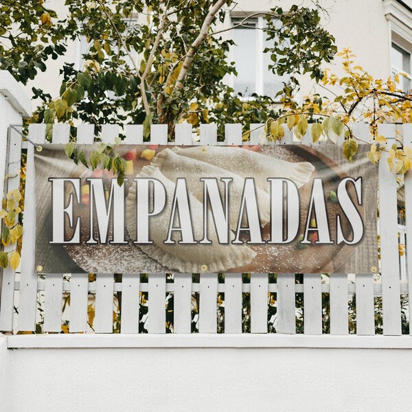Signmission Empanadas, 24 Inch x 72 Inch, Vinyl Banner - B-72-30559