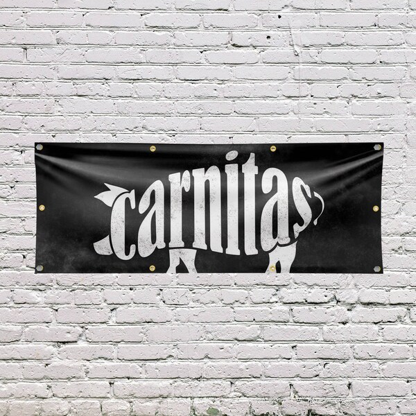 Signmission Carnitas, 36 Inch x 96 Inch, Vinyl Banner - B-96-30505