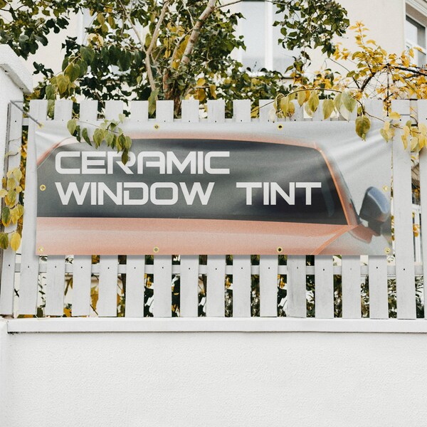 Signmission Ceramic window tint, 36 Inch x 96 Inch, Vinyl Banner - B-96-30513