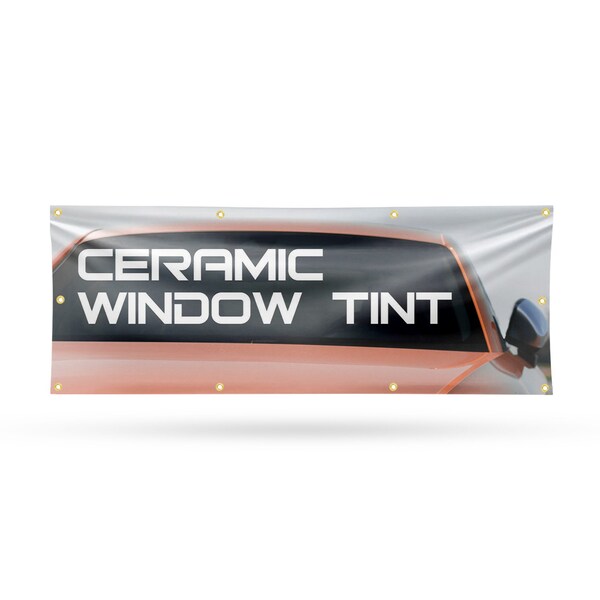 Signmission Ceramic window tint, 36 Inch x 96 Inch, Vinyl Banner - B-96-30513