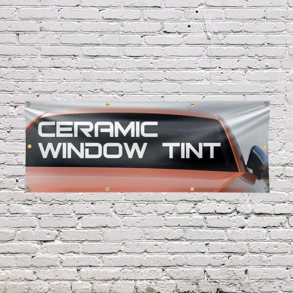 Signmission Ceramic window tint, 36 Inch x 96 Inch, Vinyl Banner - B-96-30513