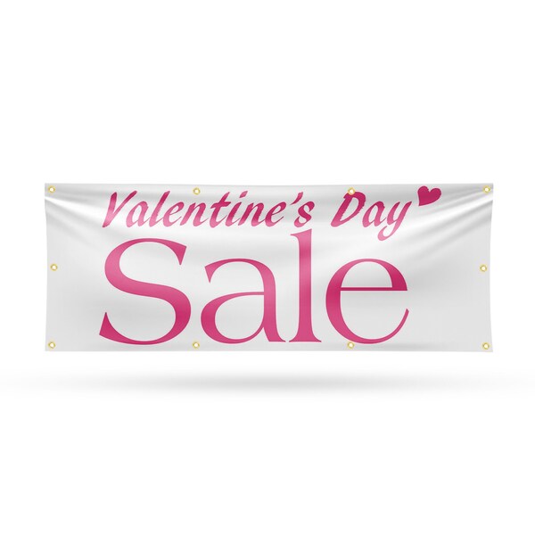 Signmission Valentines Day Sale, 36 Inch x 96 Inch, Vinyl Banner - B-96-30905