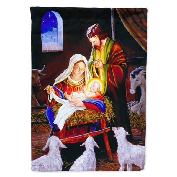 Carolines Treasures 11 x 0.01 x 15 in. Nativity Silent Night Garden Flag - PJH3030GF