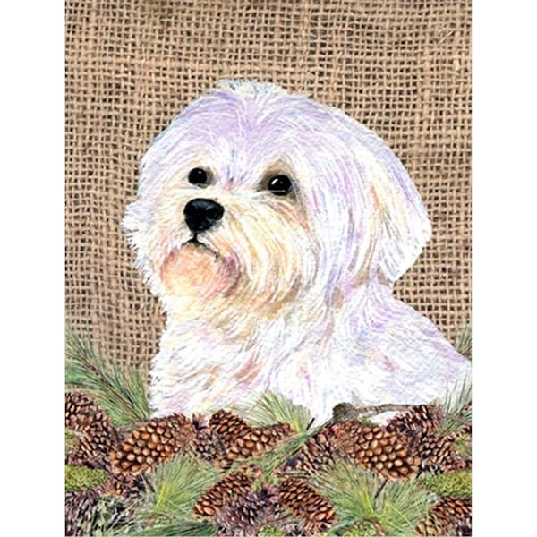 Patioplus 28 x 40 in. Maltese House Size Canvas Flag - PA246621