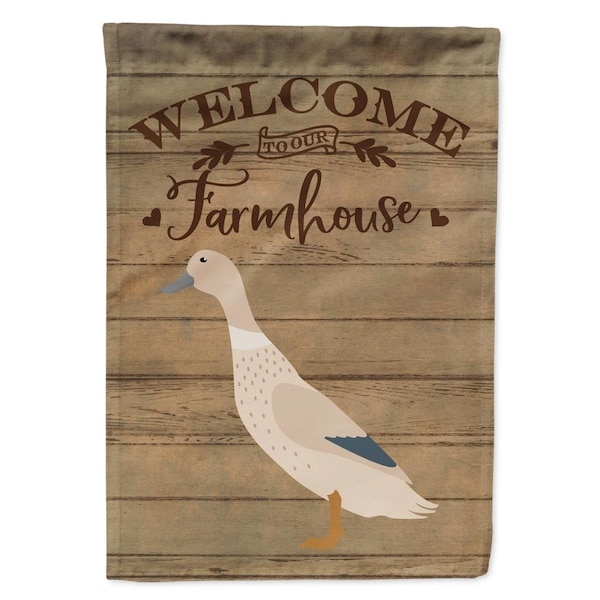 Carolines Treasures West Harlequin Duck Welcome Garden Flag - 11 x 0.01 x 15 in. - CK6802GF