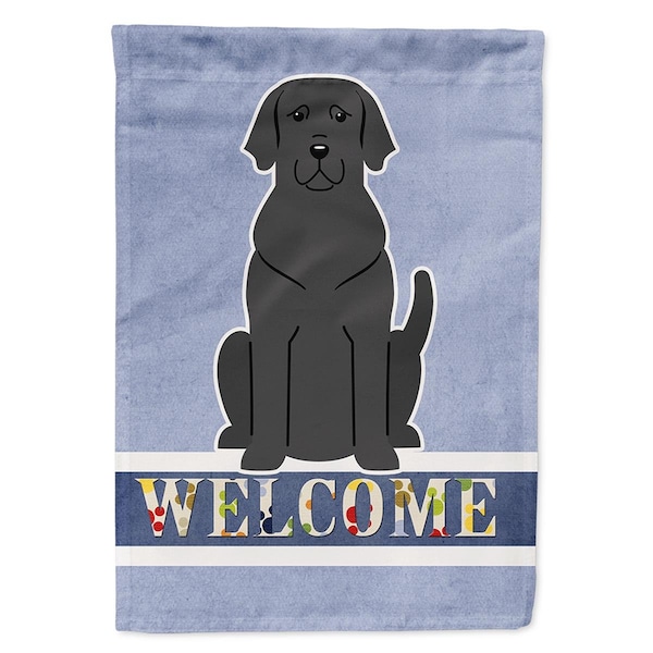 Patioplus Black Labrador Welcome Flag Canvas House Size - PA3392831