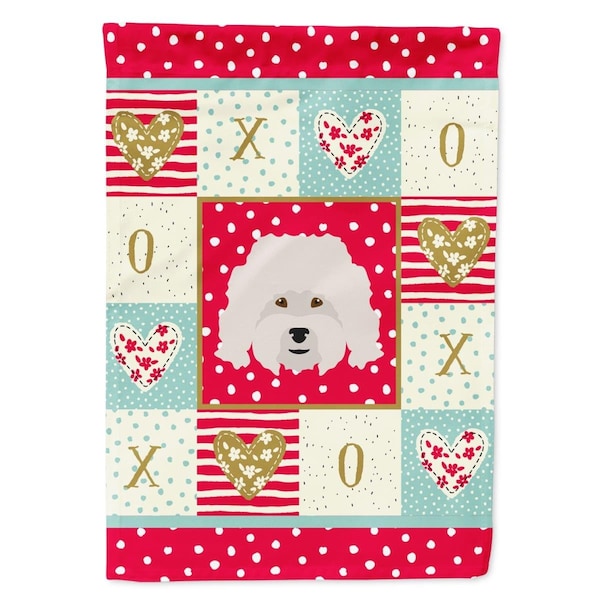 Carolines Treasures 28 x 0.01 x 40 in. Bolognese Flag Canvas House Size - CK5186CHF